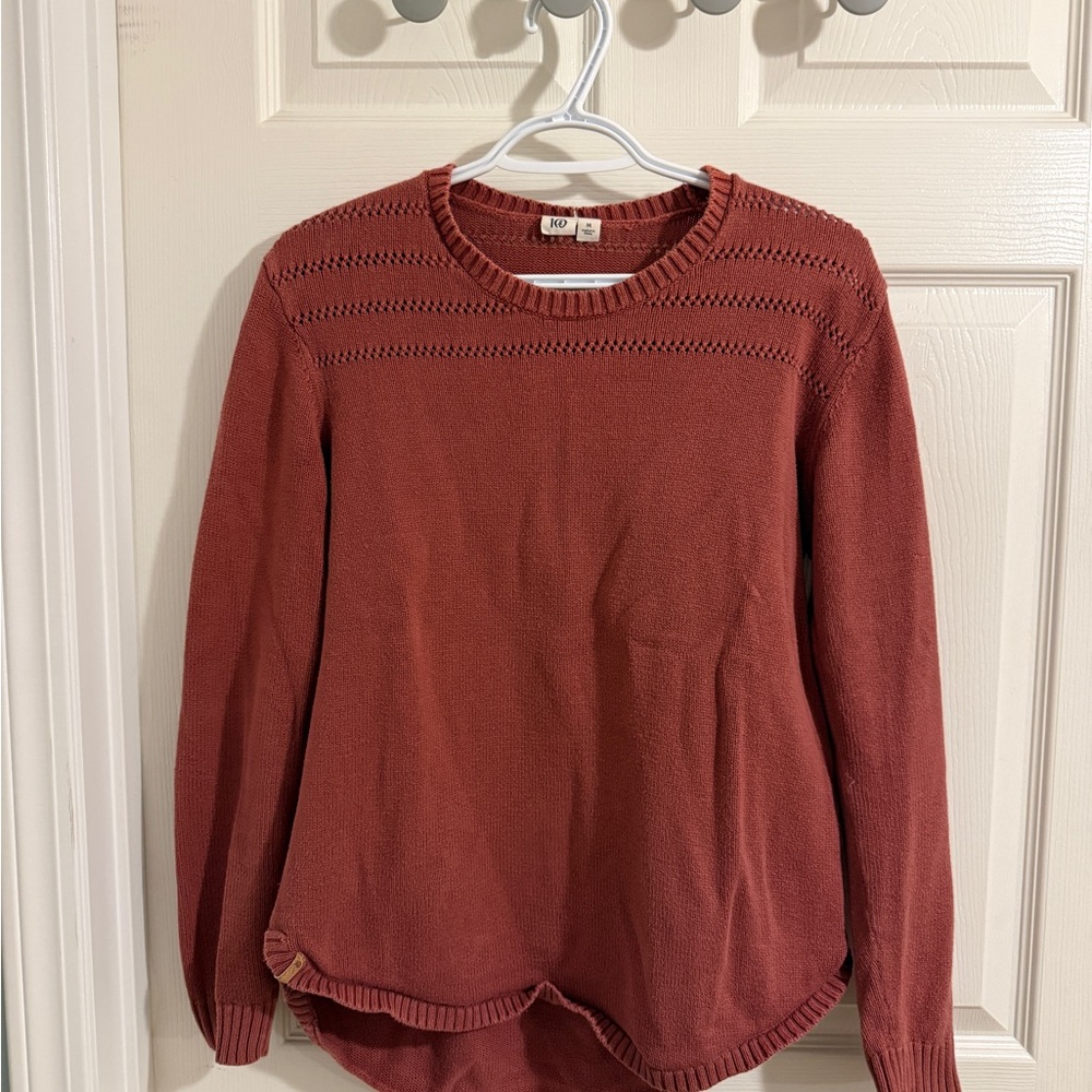 tentree Women's Medium Rust Crew Neck Sweater